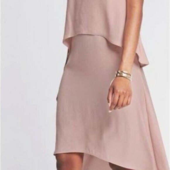 BANANA REPUBLIC Blush Flow Dress size 4P - Picture 6 of 6